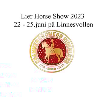 2023 D.O.R.s jubileumsstevne Lier Horse Show